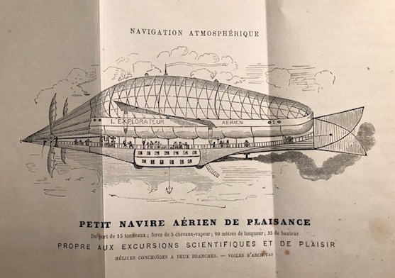 Eugene Farcot La Navigation atmospherique 1859 Paris Librairie Nouvelle